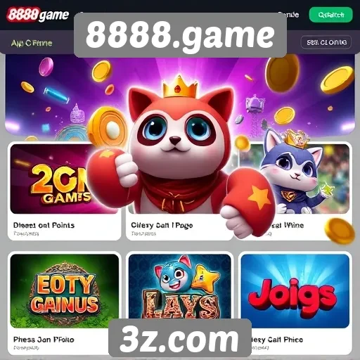 Principais jogos disponíveis na plataforma 8888.game